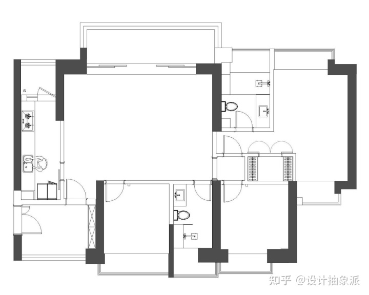 現(xiàn)代簡約裝修案例，單純、簡潔的生活方式